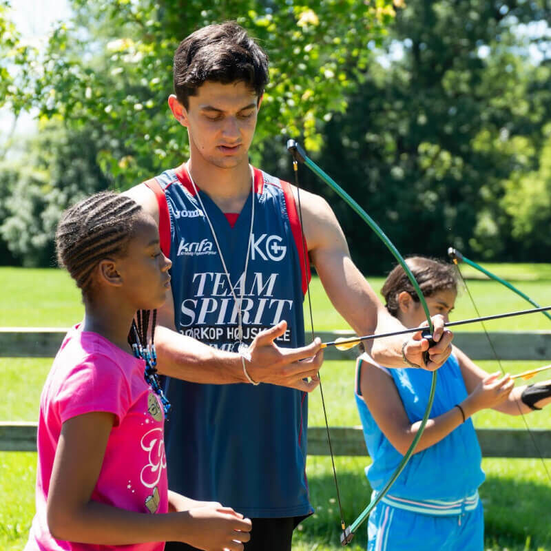 CA Day Camp Archery 800x800